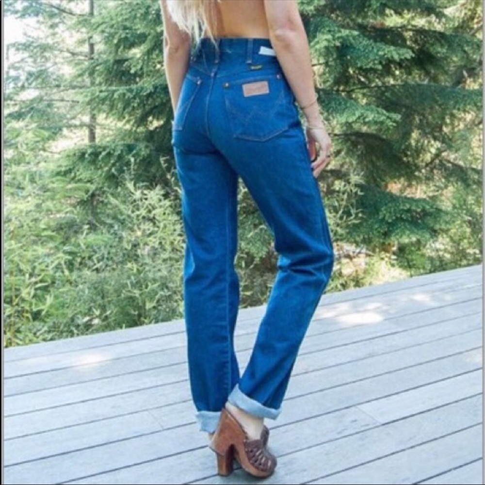 Vintage | Wrangler High Waist Mom Jean's